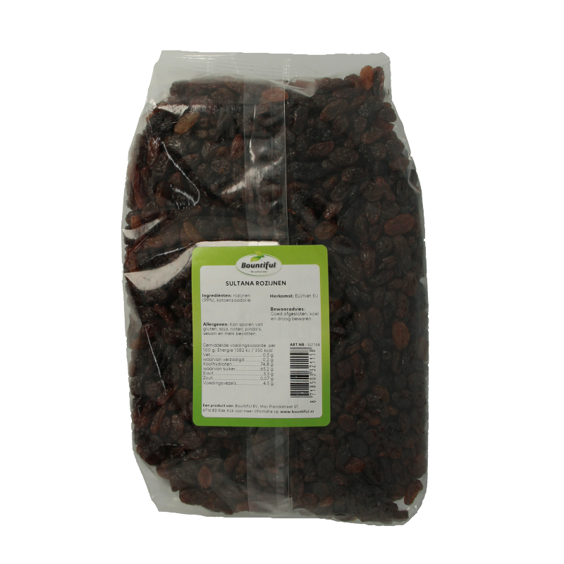 Bountiful Sultana rozijnen 1 Kilogram
