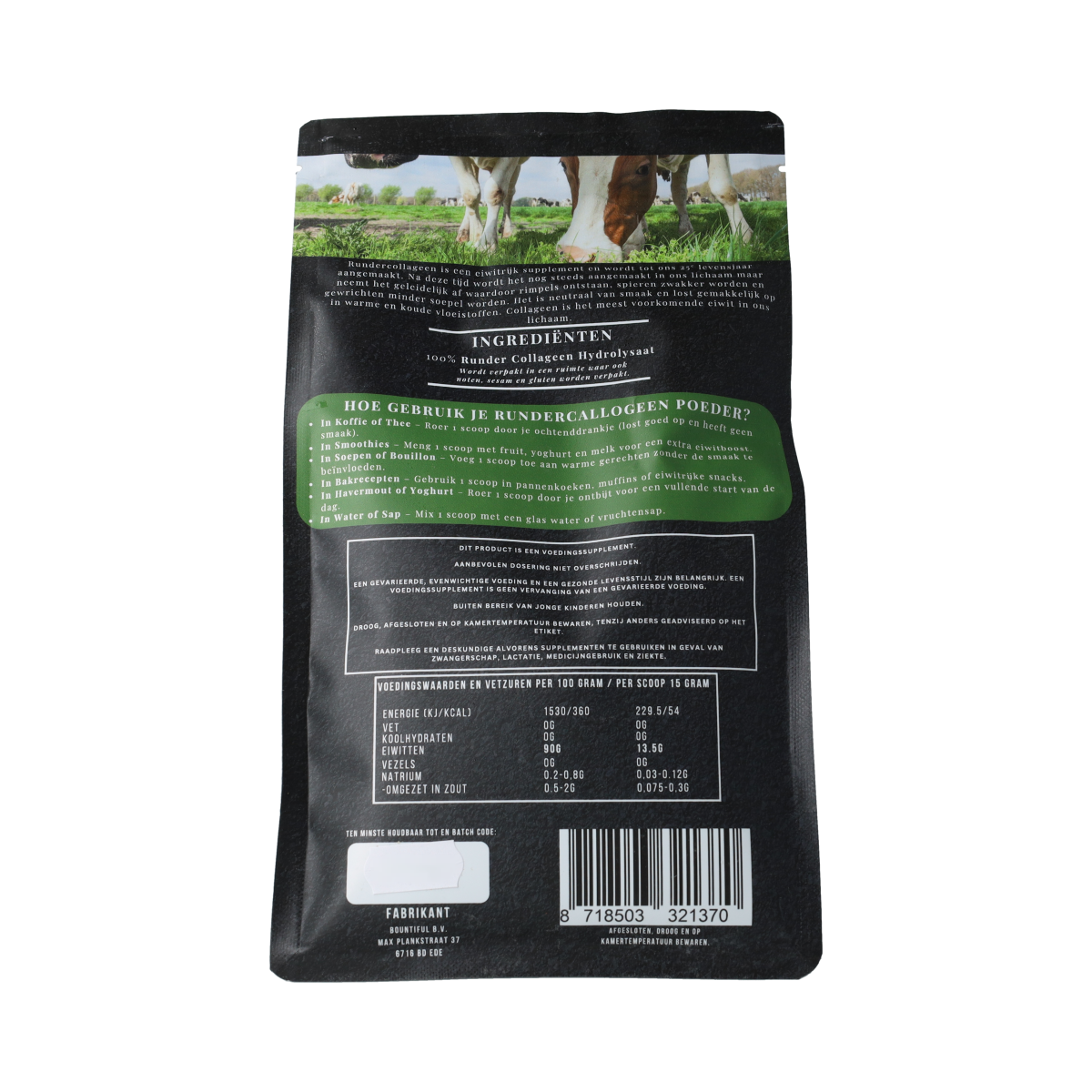 Bountiful Runder collageen 500.00 Gram