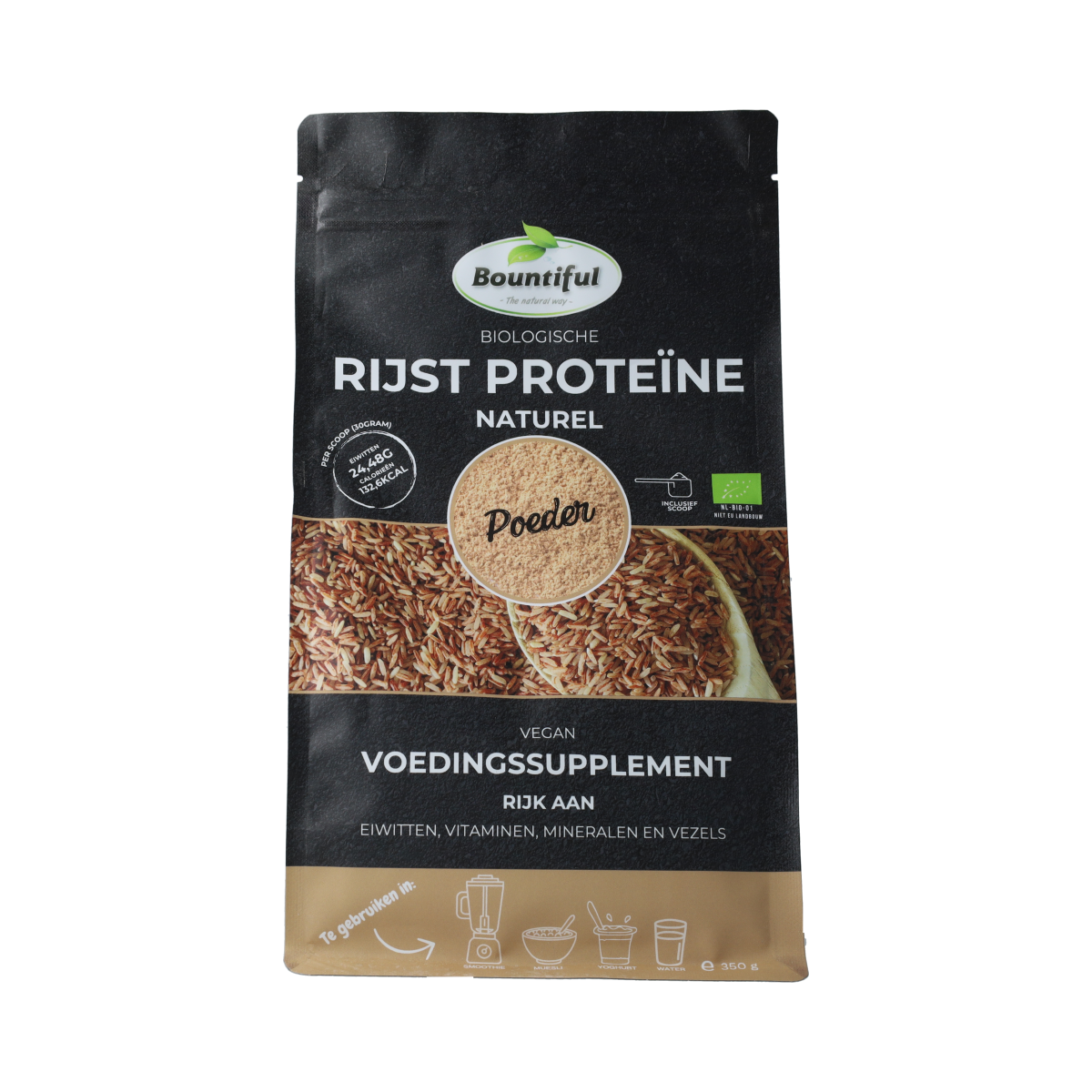 Bountiful Rijst proteine bio 350.00 Gram