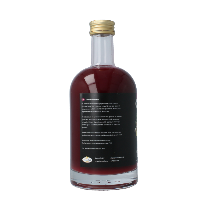 Bountiful select Gember sap rode biet bio 500 Milliliter
