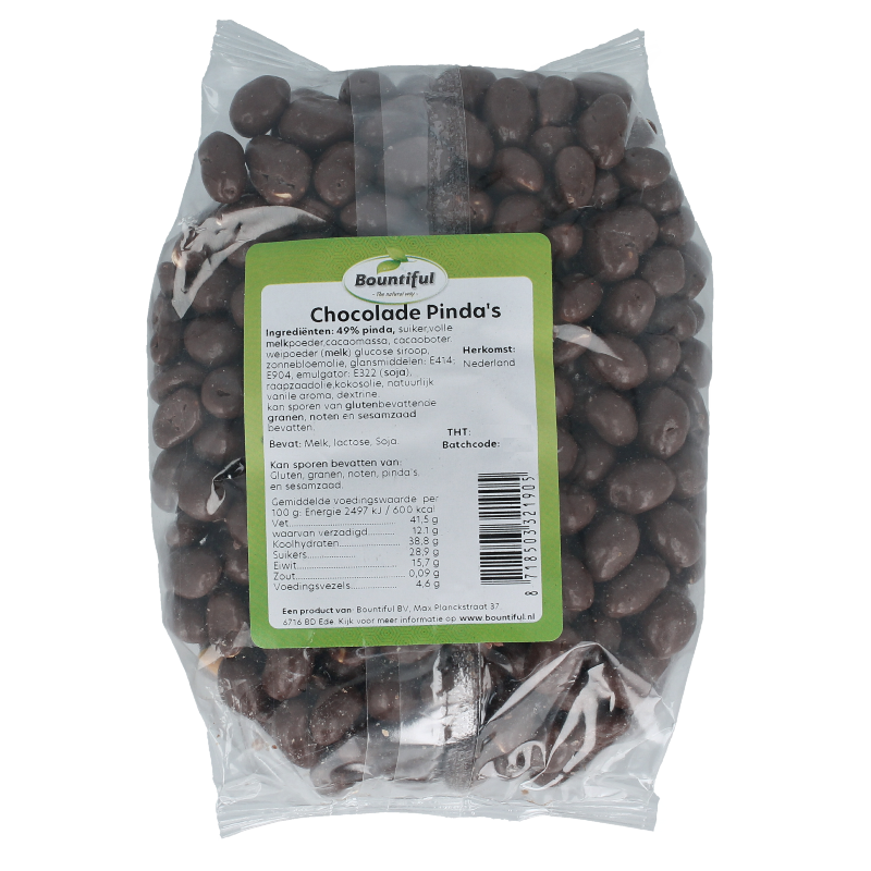 Bountiful Chocolade pinda's 500 Gram