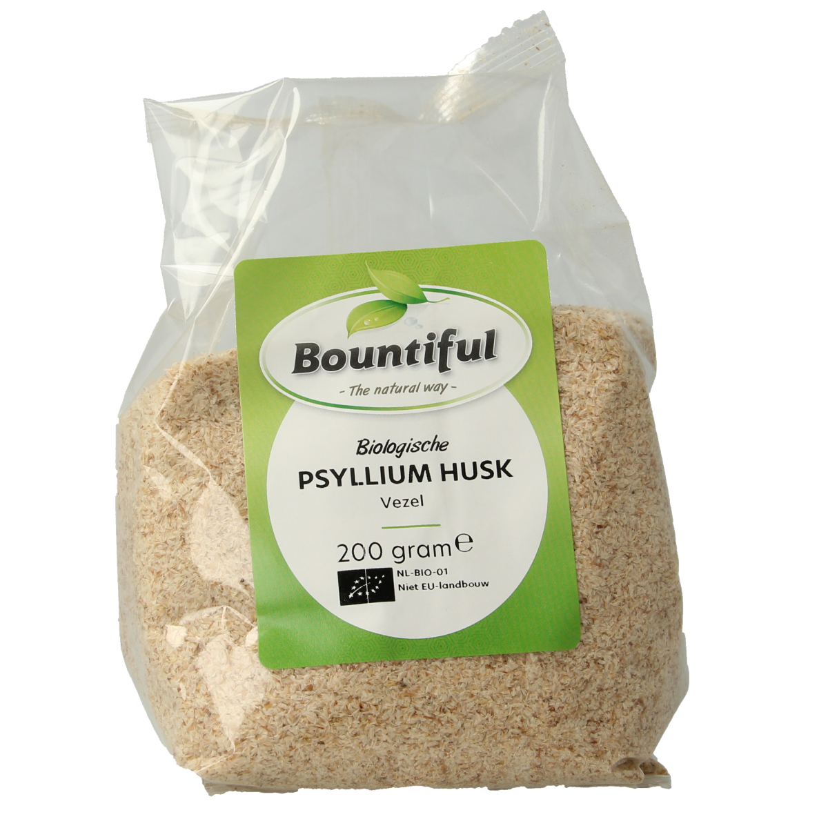 Bountiful Psyllium husk vezel/vlozaad bio 200.00 Gram