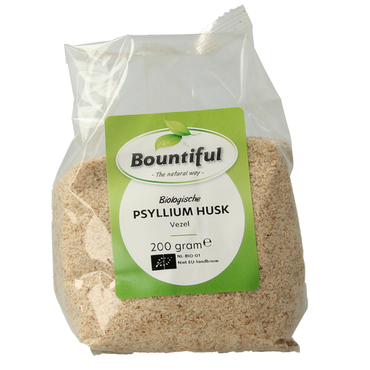 Bountiful Psyllium husk vezel/vlozaad bio 200.00 Gram