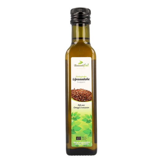 Bountiful Lijnzaadolie bio 250.00 Milliliter