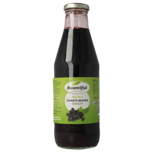 Bountiful Zwarte bessensap 750.00 Milliliter