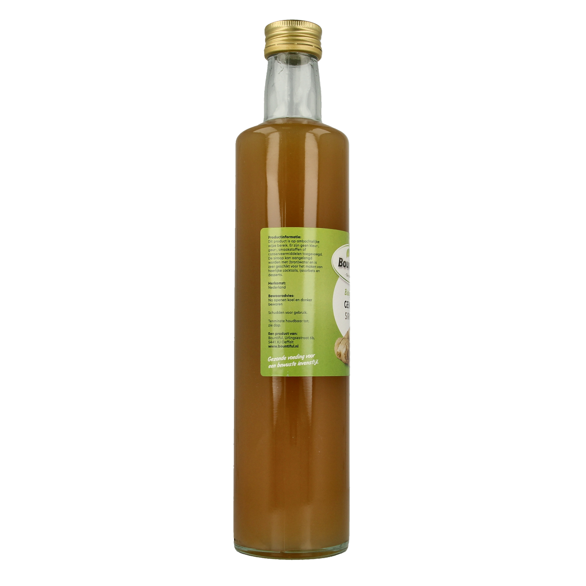 Bountiful Gembersiroop bio 500.00 Milliliter
