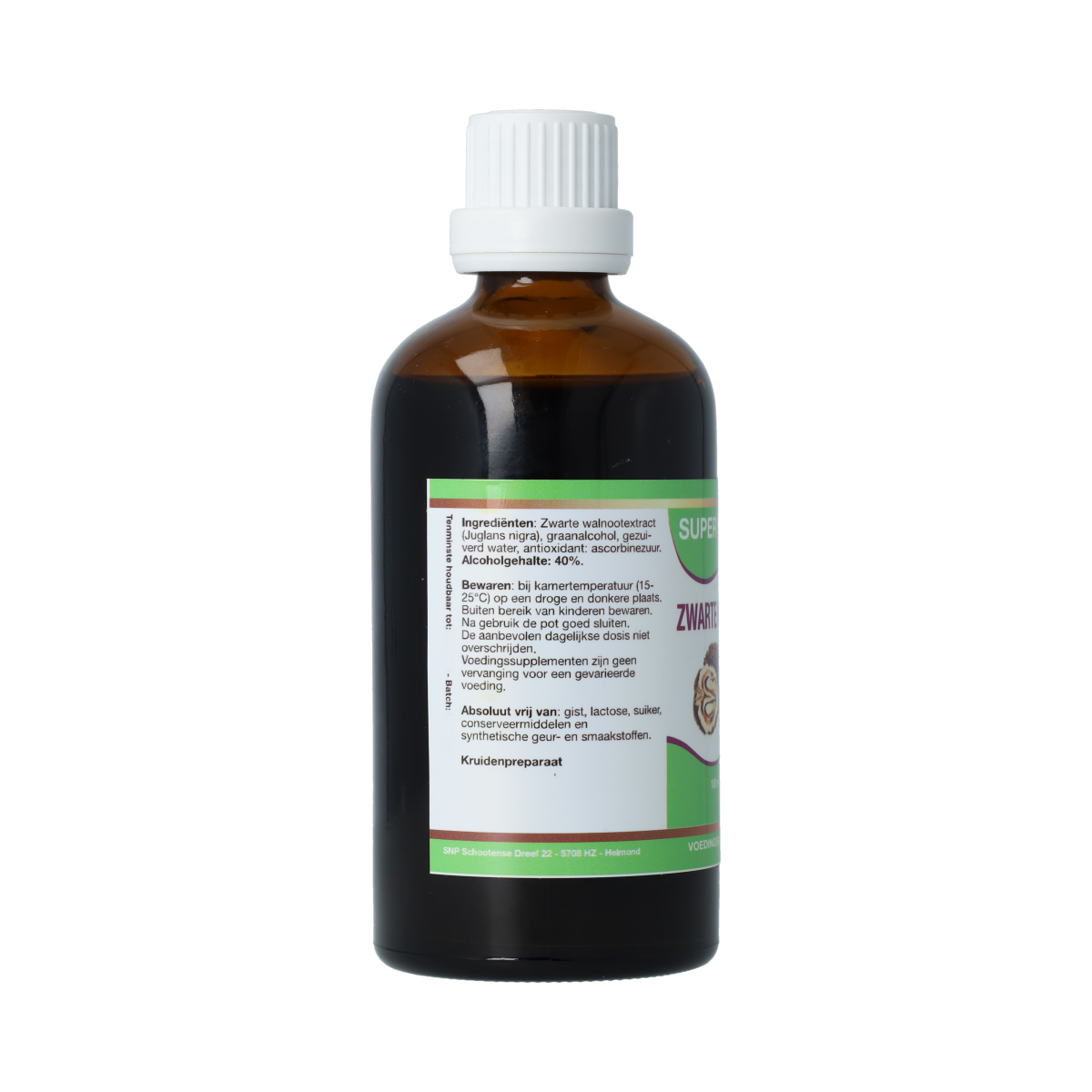 SNP Zwarte walnoot extra sterk 100.00 Milliliter