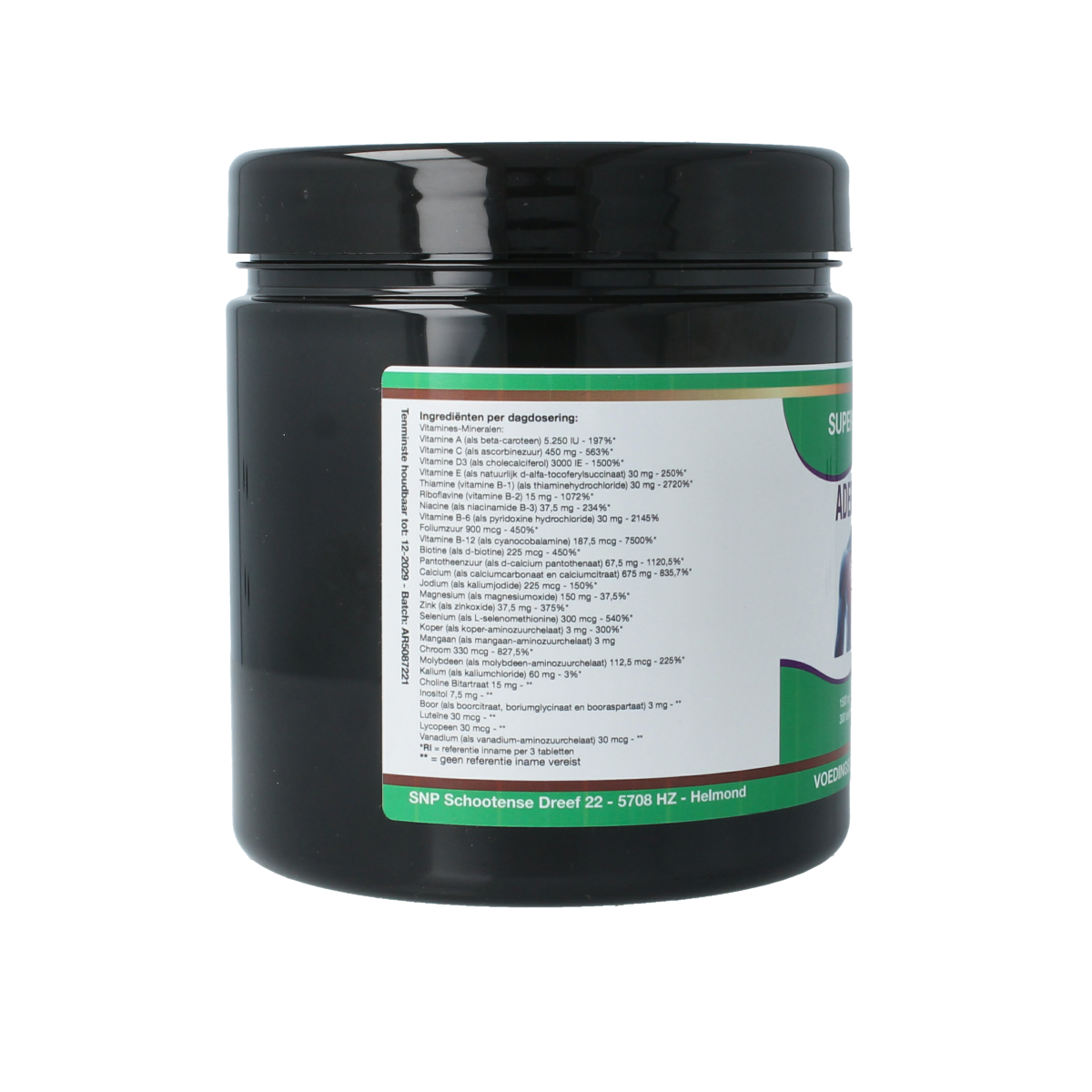 SNP Ader Rein herbal supplement box with tablets, natural herbal preparation for health support, product packaging visible