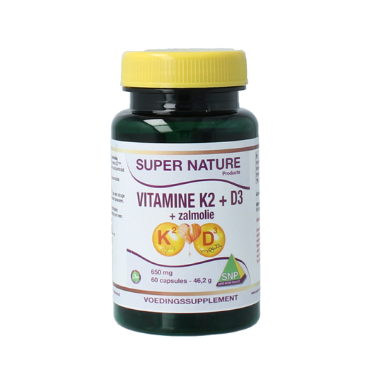 SNP Vitamine K2 D3 zalmolie 60 Capsules
