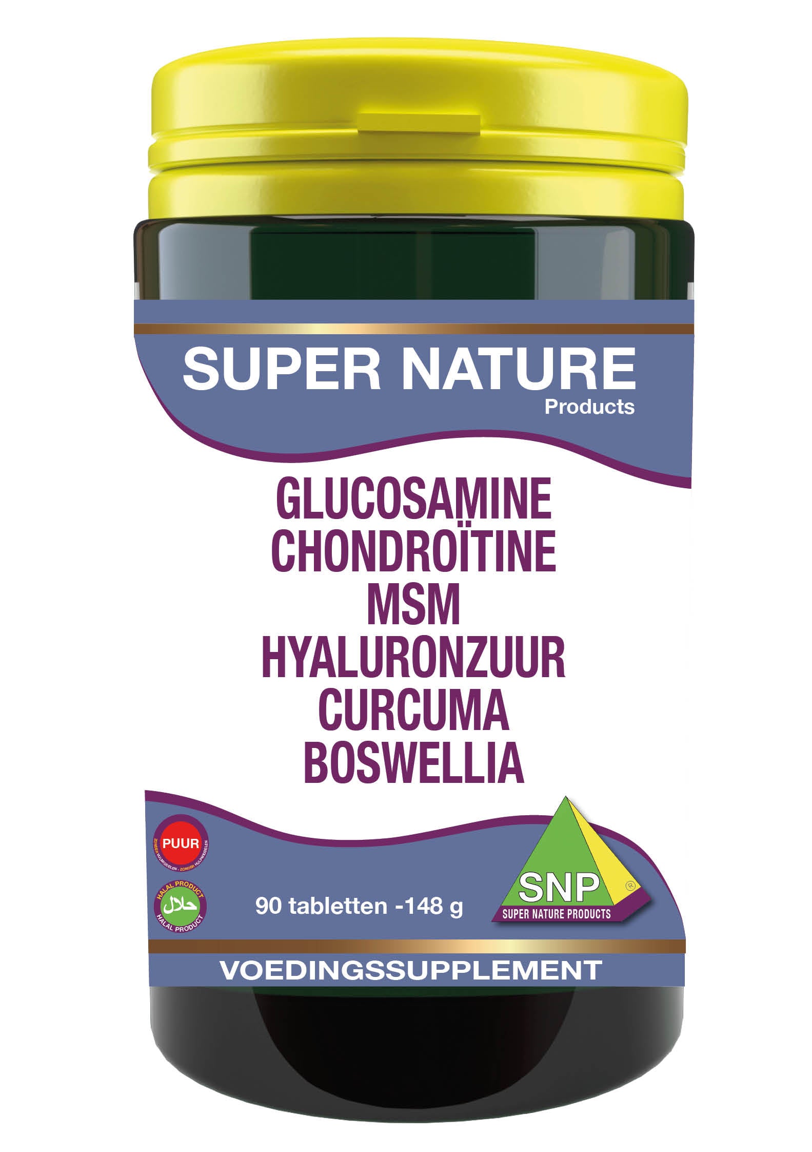SNP Glucosamine chondro MSM hyaluron curcum boswellia 90.00 Tabletten