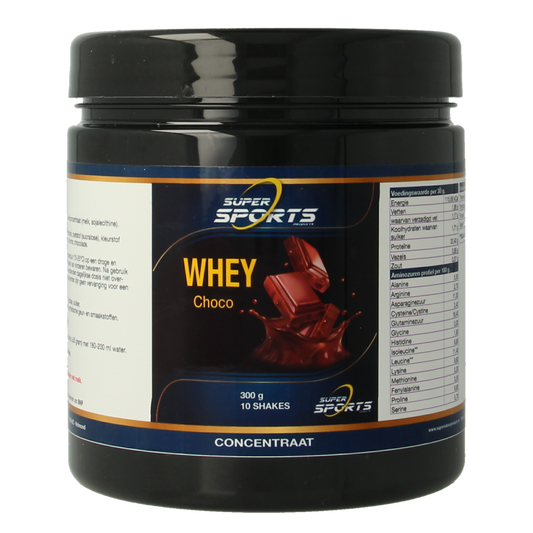 Nutritex Whey proteine chocolade 300.00 Gram