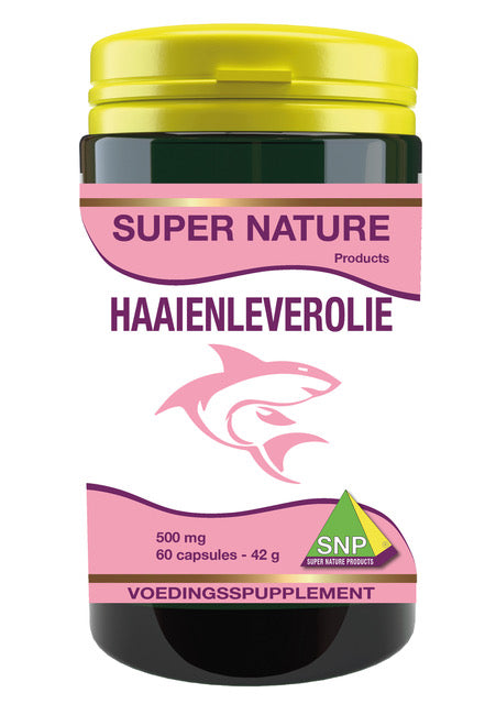 SNP Haaienleverolie 500mg 60.00 Capsules
