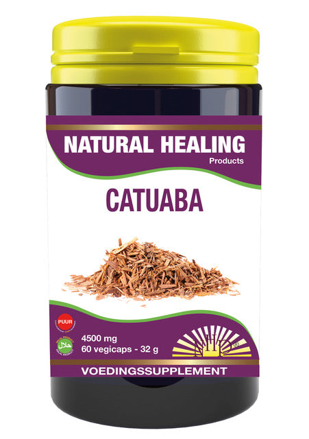 NHP Catuaba 4500mg puur 60.00 Vegetarische capsules
