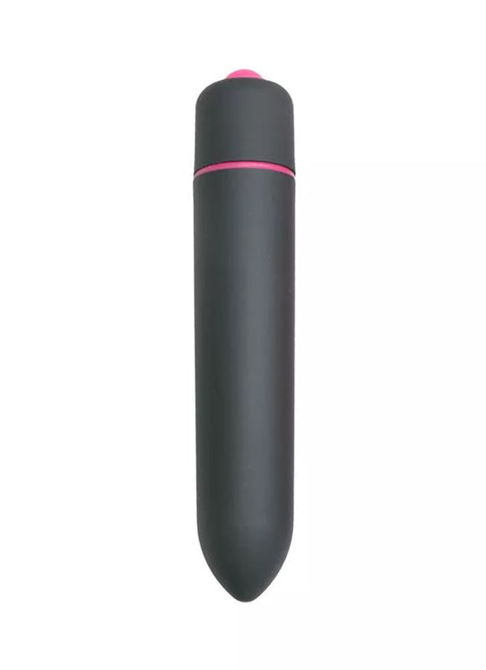 EasyToys classic bullet vibrator, compact and smooth, designed for intimate pleasure, shown in a close-up image.