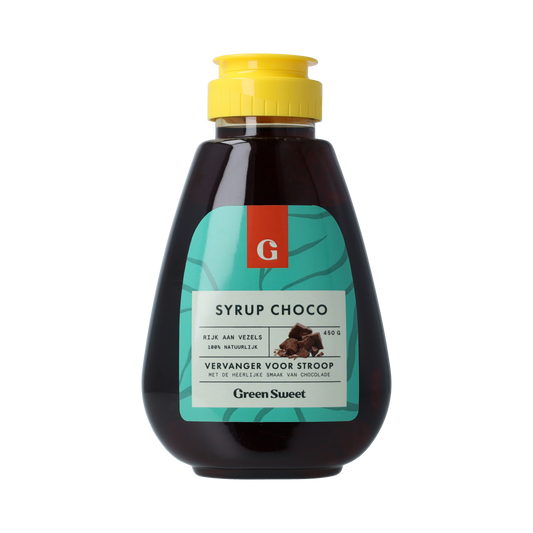 Green Sweet Green Sweet Sweet Syrup Choco Broodbeleg in 450g jar, rich chocolate spread for bread and desserts