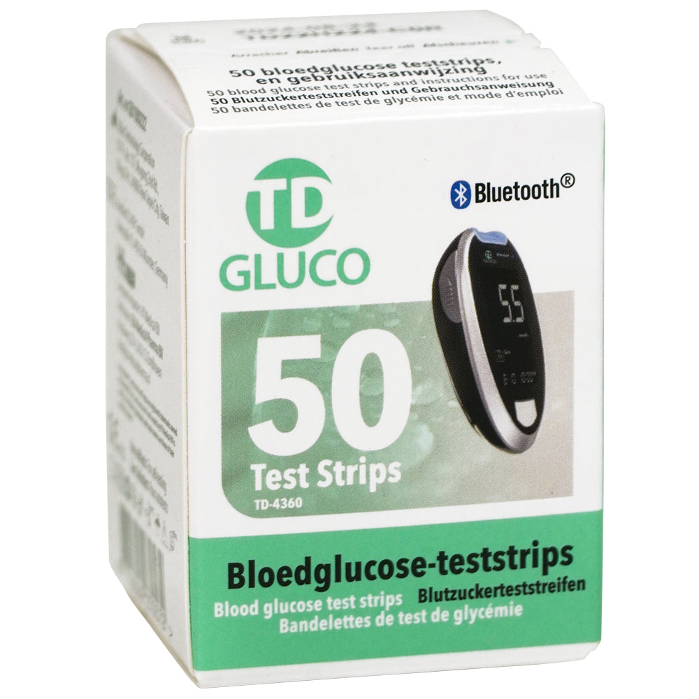 HT One Ht One TD GLUCO glucose teststrips 50.00 Stuks