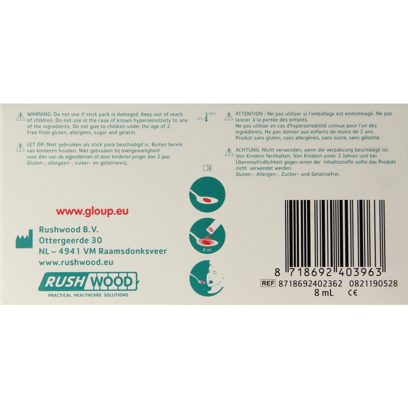 Gloup Zero stickpack 25 Stuks