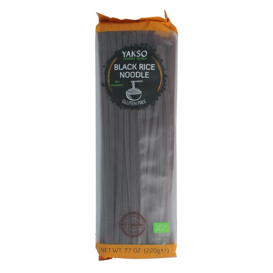 Yakso Rice noodle zwart bio 220.00 Gram