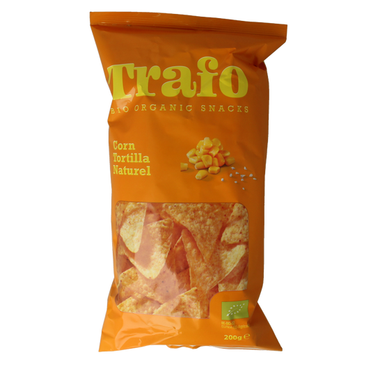 Trafo Tortilla chips naturel bio 200 Gram