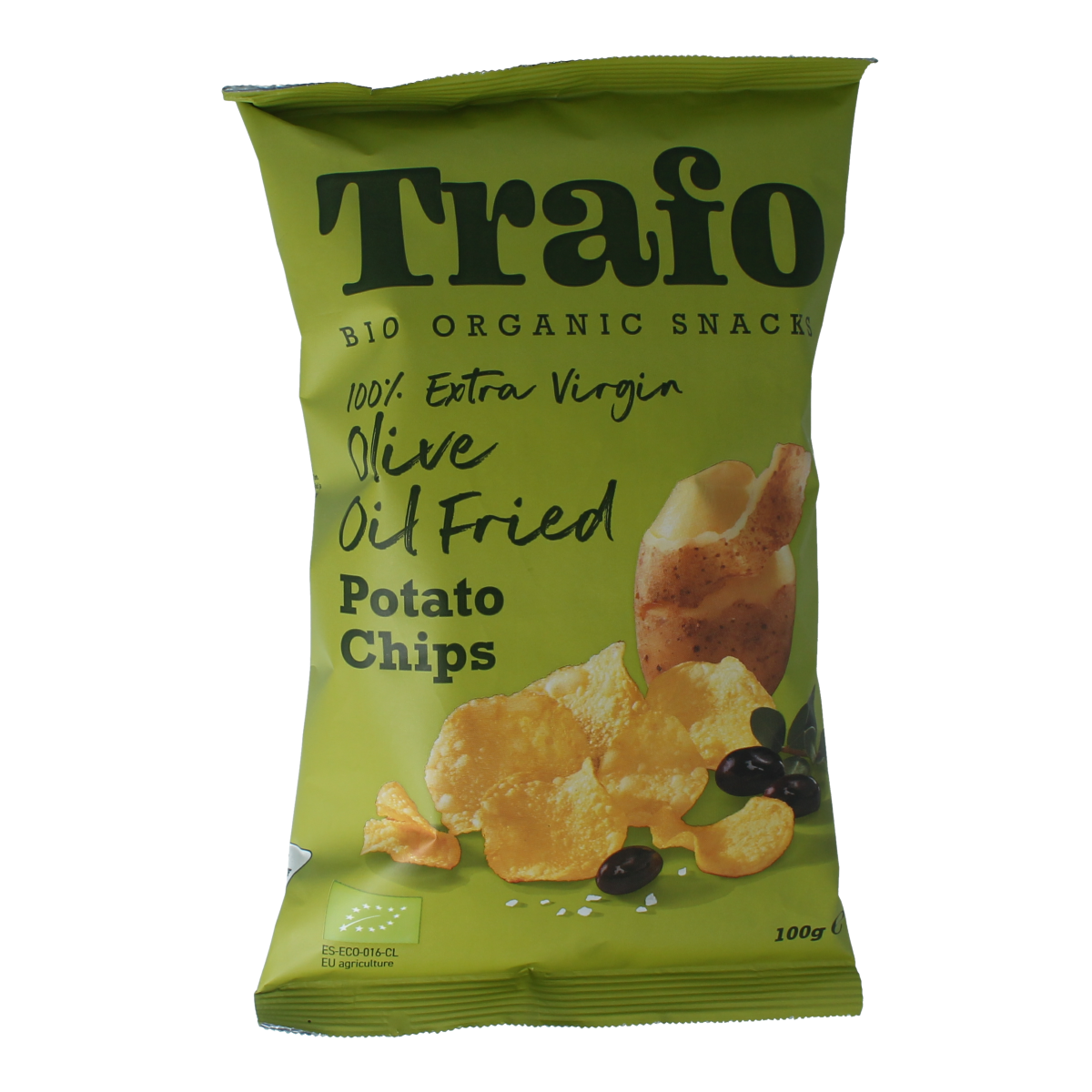 Trafo Chips gebakken in extra virgin olijfolie bio 100.00 Gram