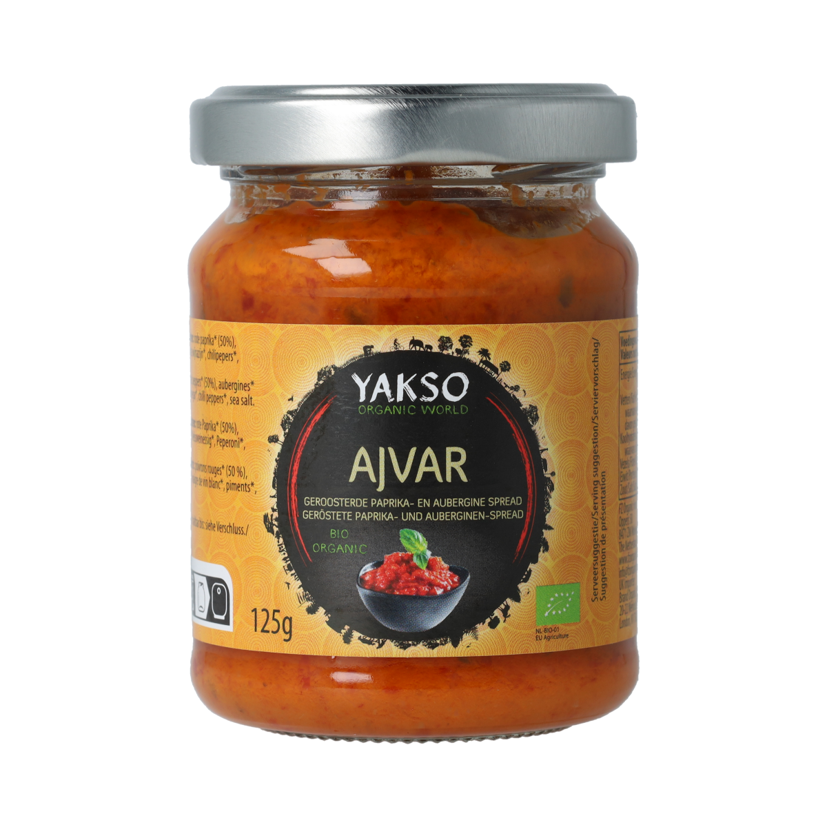 Yakso Ajvar bio 125.00 Gram