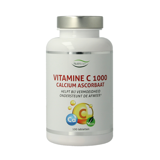 Nutrivian Vitamine C1000 mg calcium ascorbaat 100 Tabletten