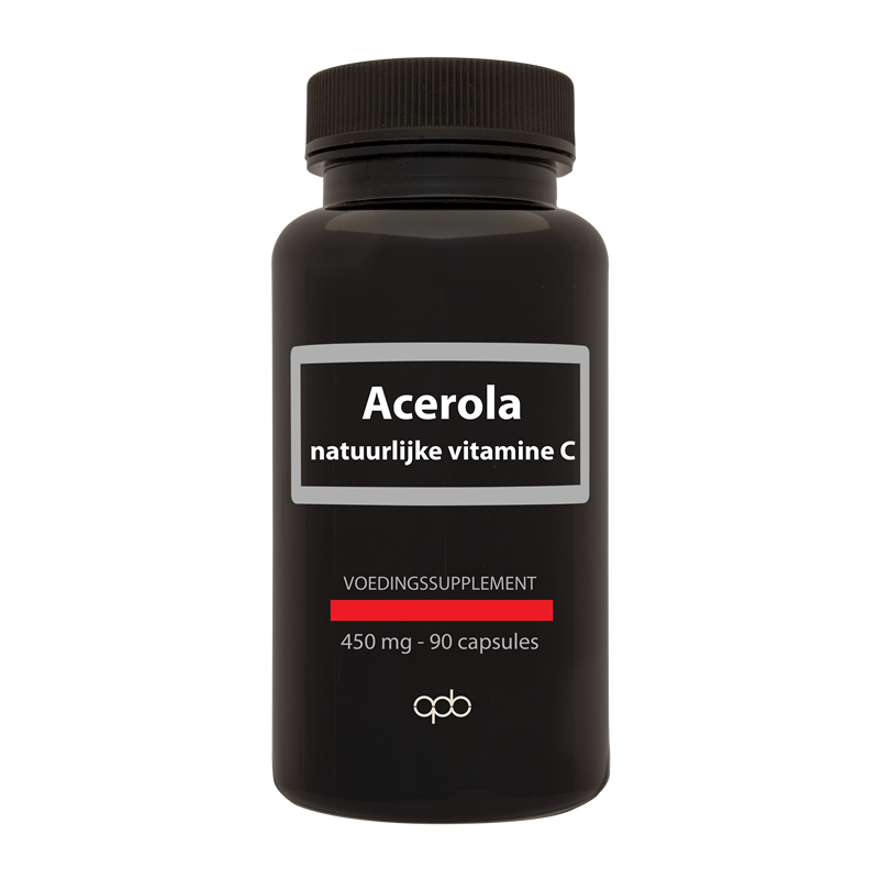 APB Holland Acerola natuurlijke vitamine C puur 450mg 90.00 Vegetarische capsules