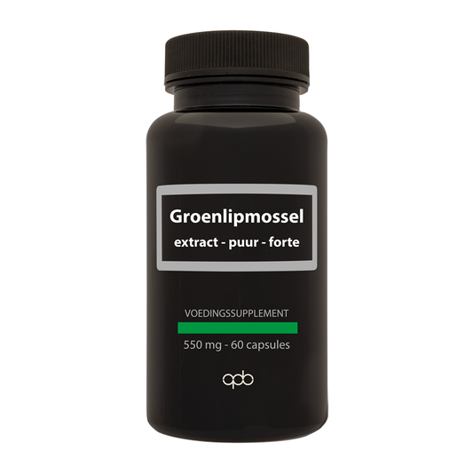 APB Holland Groenlipmossel extract puur forte 550mg 60.00 Vegetarische capsules