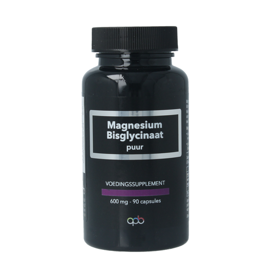 APB Holland Magnesium bisglycinaat puur 600mg 90 Capsules
