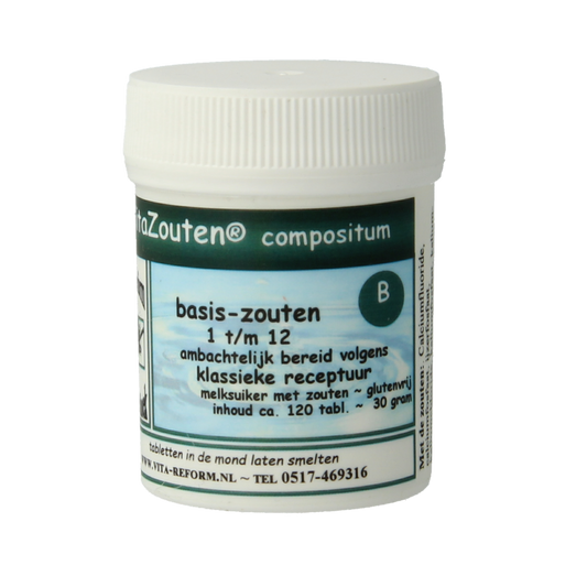 Vitazouten Compositum basis 1 t/m 12 120 Tabletten