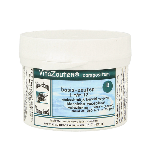 Vitazouten Compositum basis mineralen multivitaminen supplement met 360 tabletten, voedingssupplement voor dagelijks gebruik
