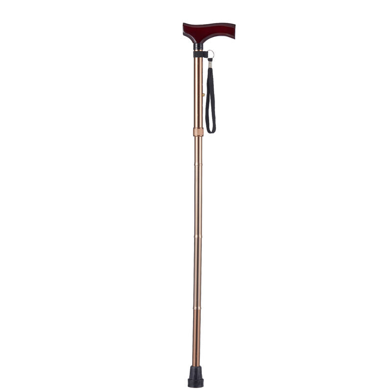 Vitility Wandelstok opvouwbaar brons  1 Stuks