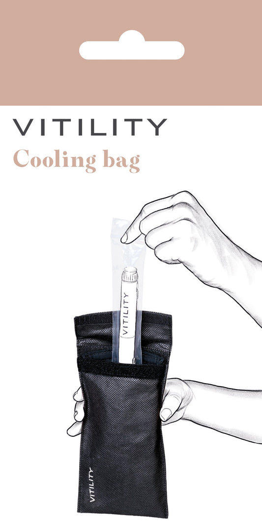 Vitility Koeltas travel accessory in beige, compact design for organizing and protecting small items during travel.