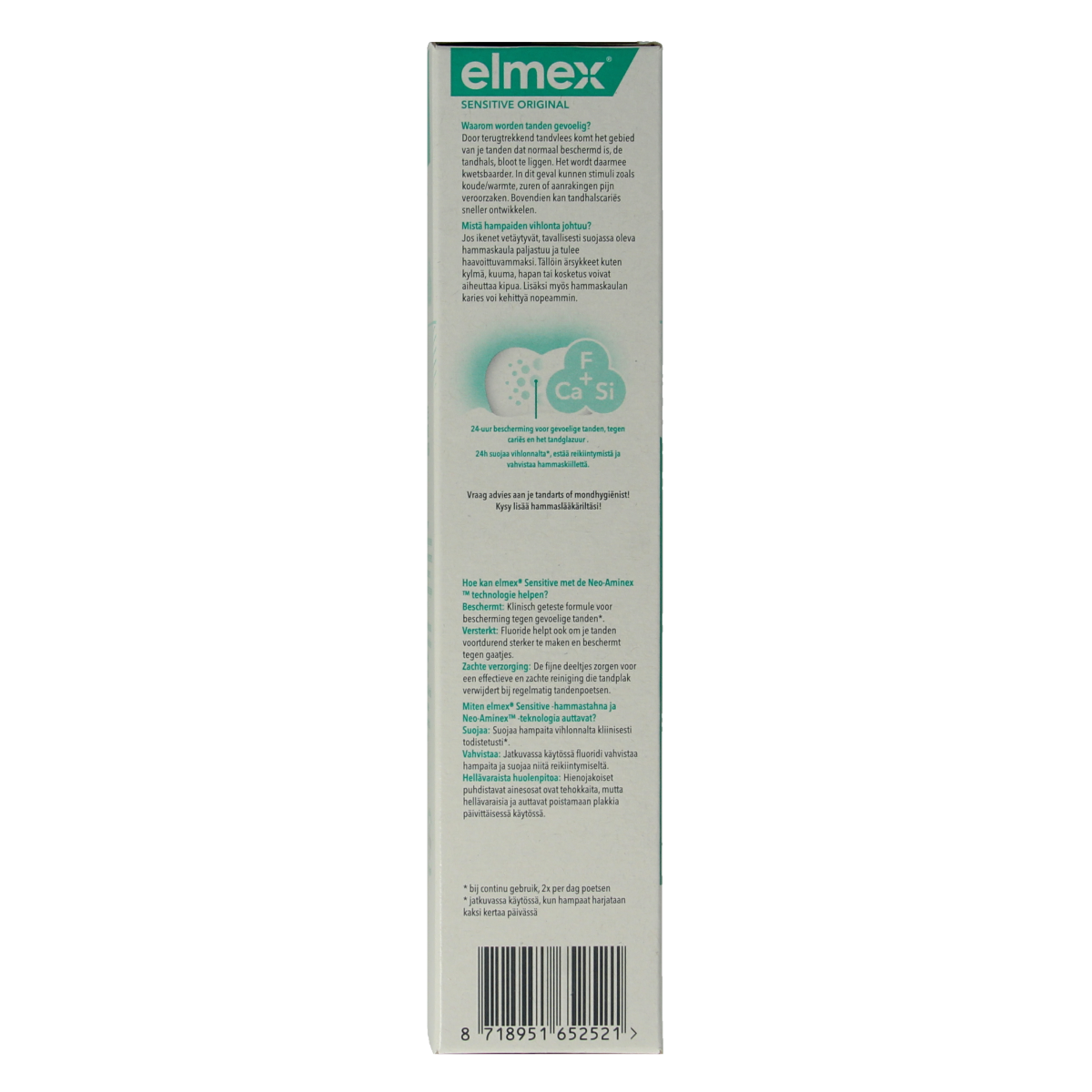 Elmex Tandpasta sensitive original 75.00 Milliliter
