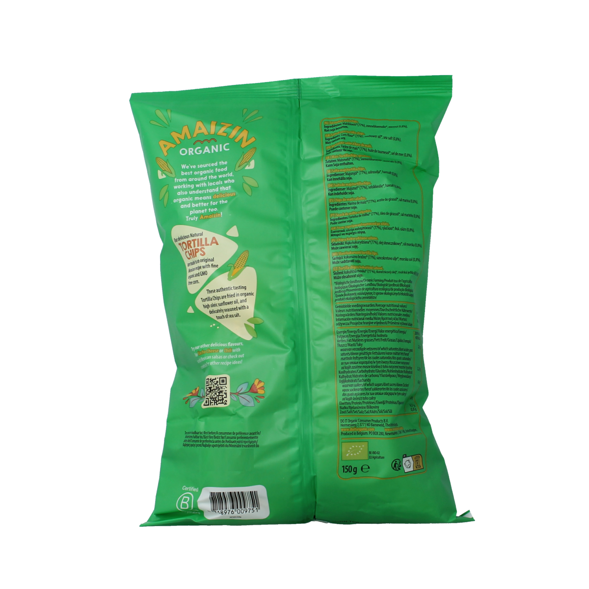 Amaizin Tortillachips natural bio 150.00 Gram