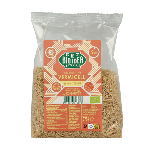 Bioidea Vermicelli half volkoren bio 375.00 Gram
