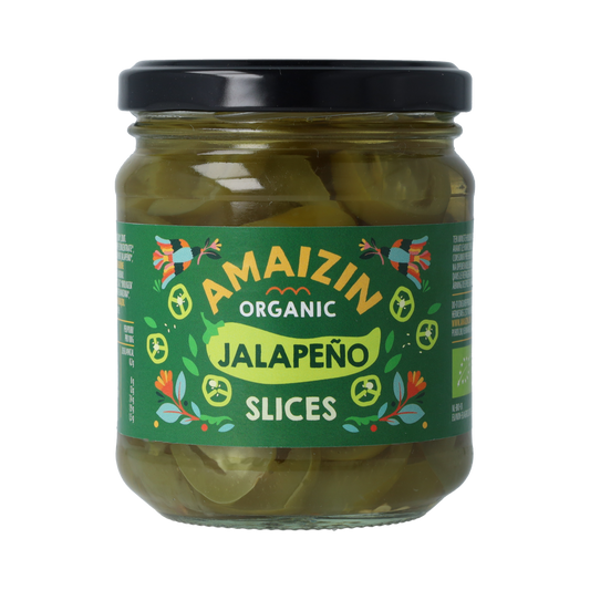 Amaizin Jalapeño plakjes bio 170.00 Gram