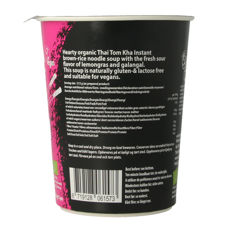 Onoff Instant noodlesoup tom kha bio 75 Gram