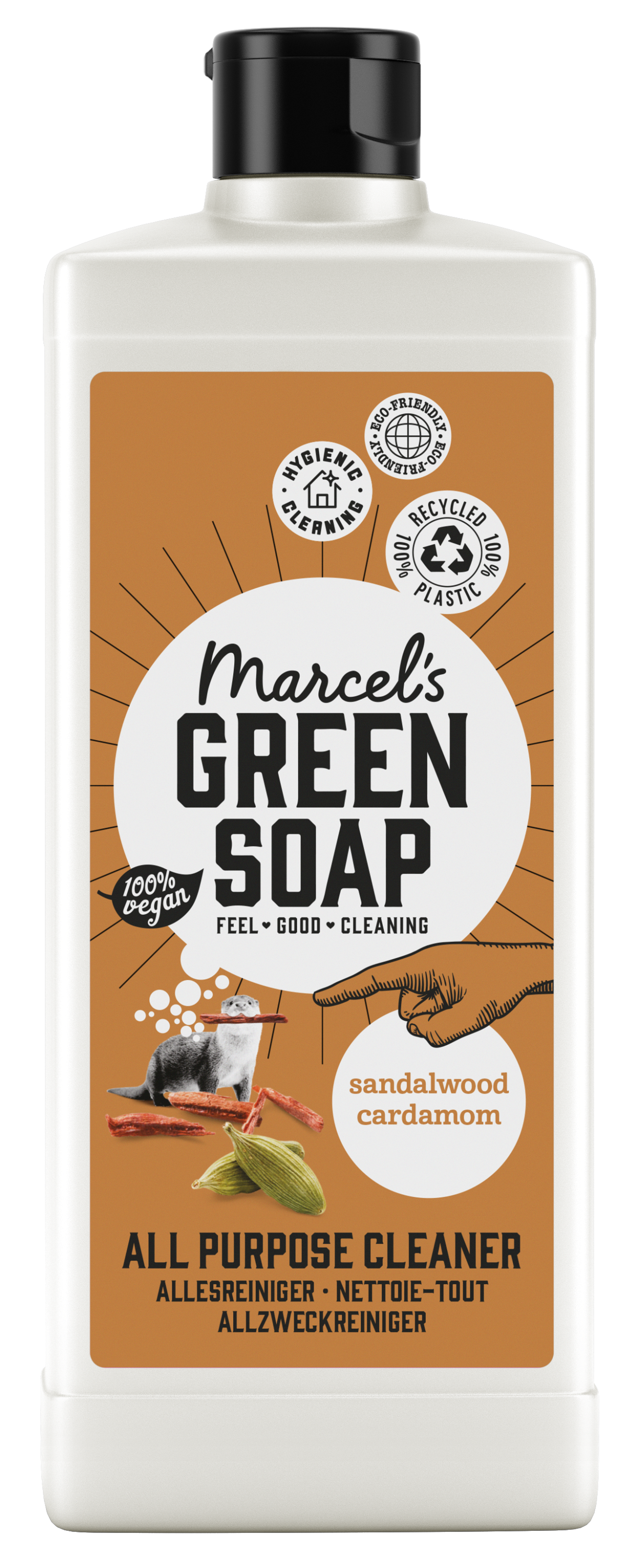 Marcel's Green Soap Allesreiniger sandelhout & kardemom 750 Milliliter