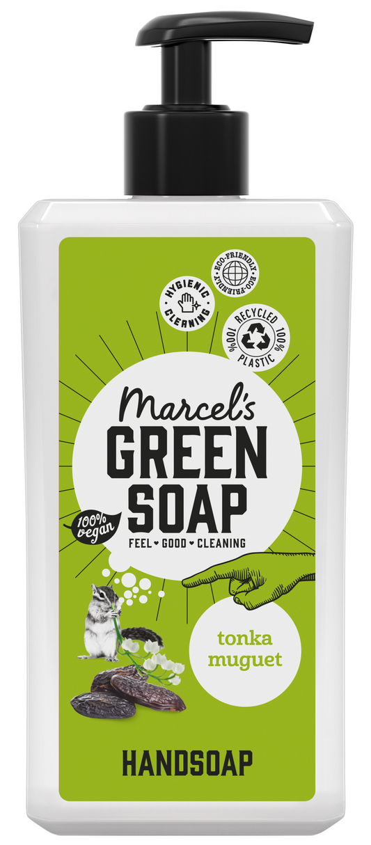Marcel's Green Soap Handzeep tonka & muguet 500.00 Milliliter