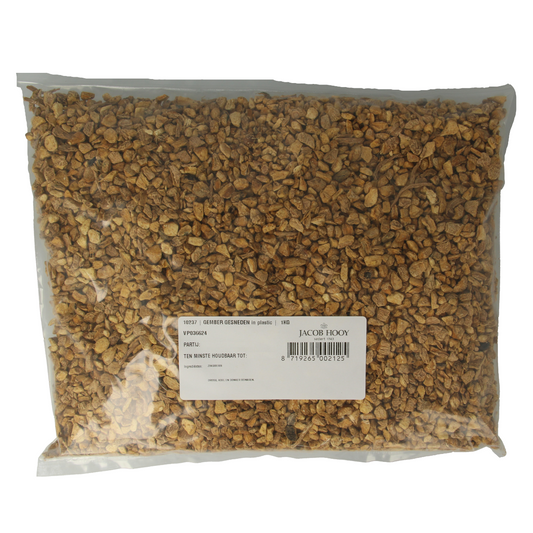 Jacob Hooy Gember geschild gesneden 1.00 Kilogram
