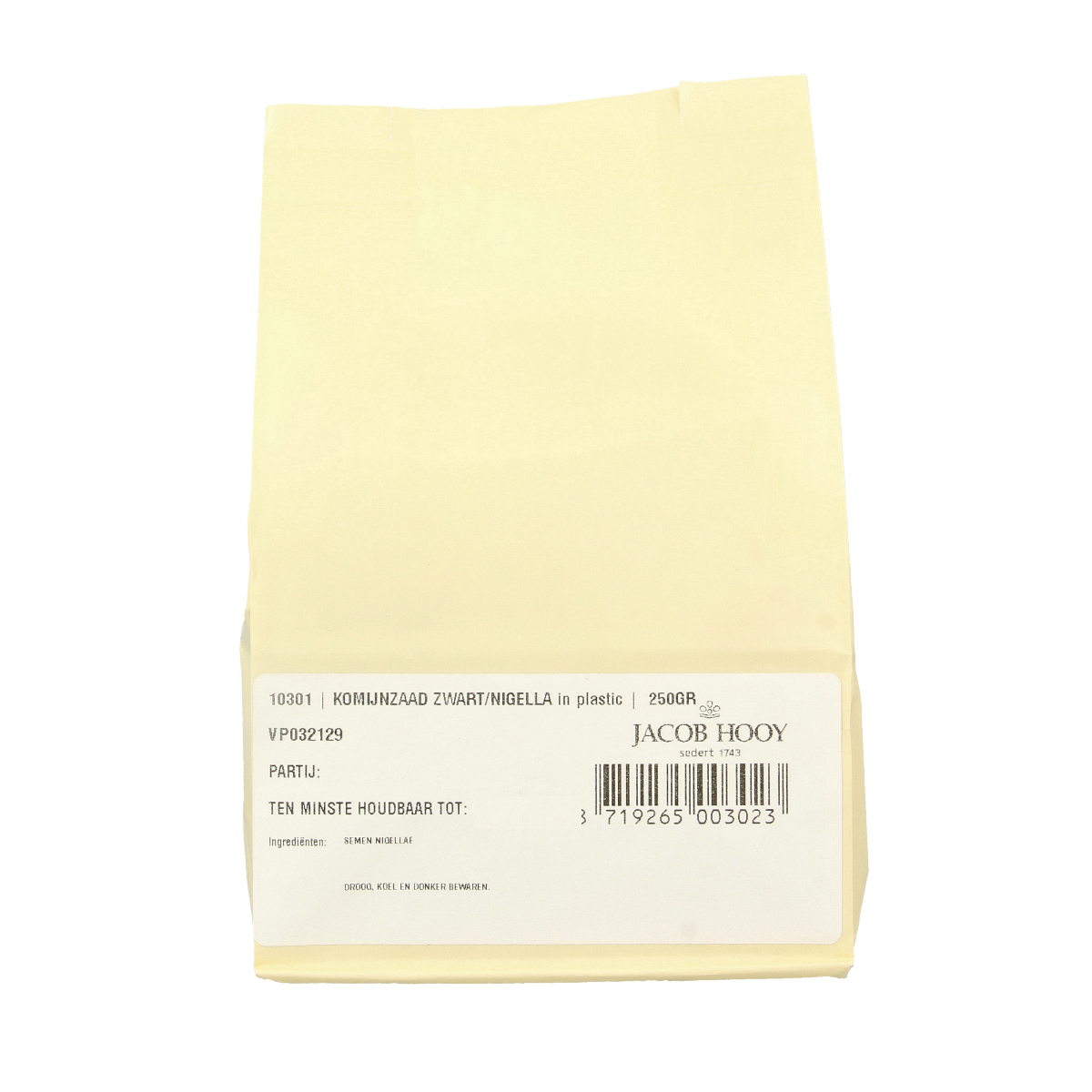 Jacob Hooy Komijnzaad zwart 250.00 Gram