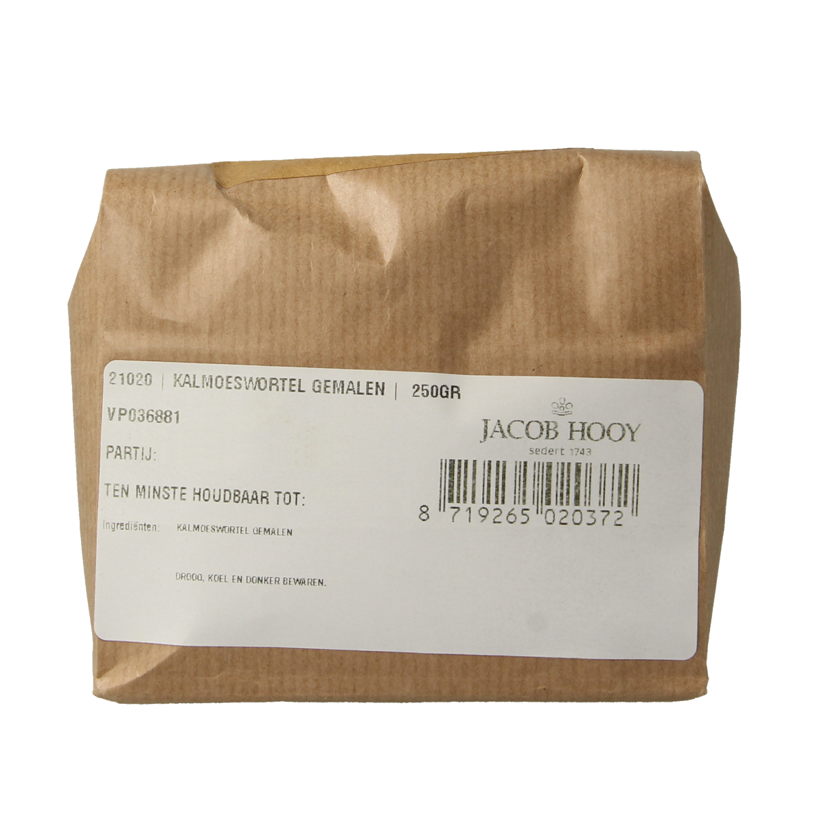 Jacob Hooy Kalmoeswortel gemalen 250.00 Gram