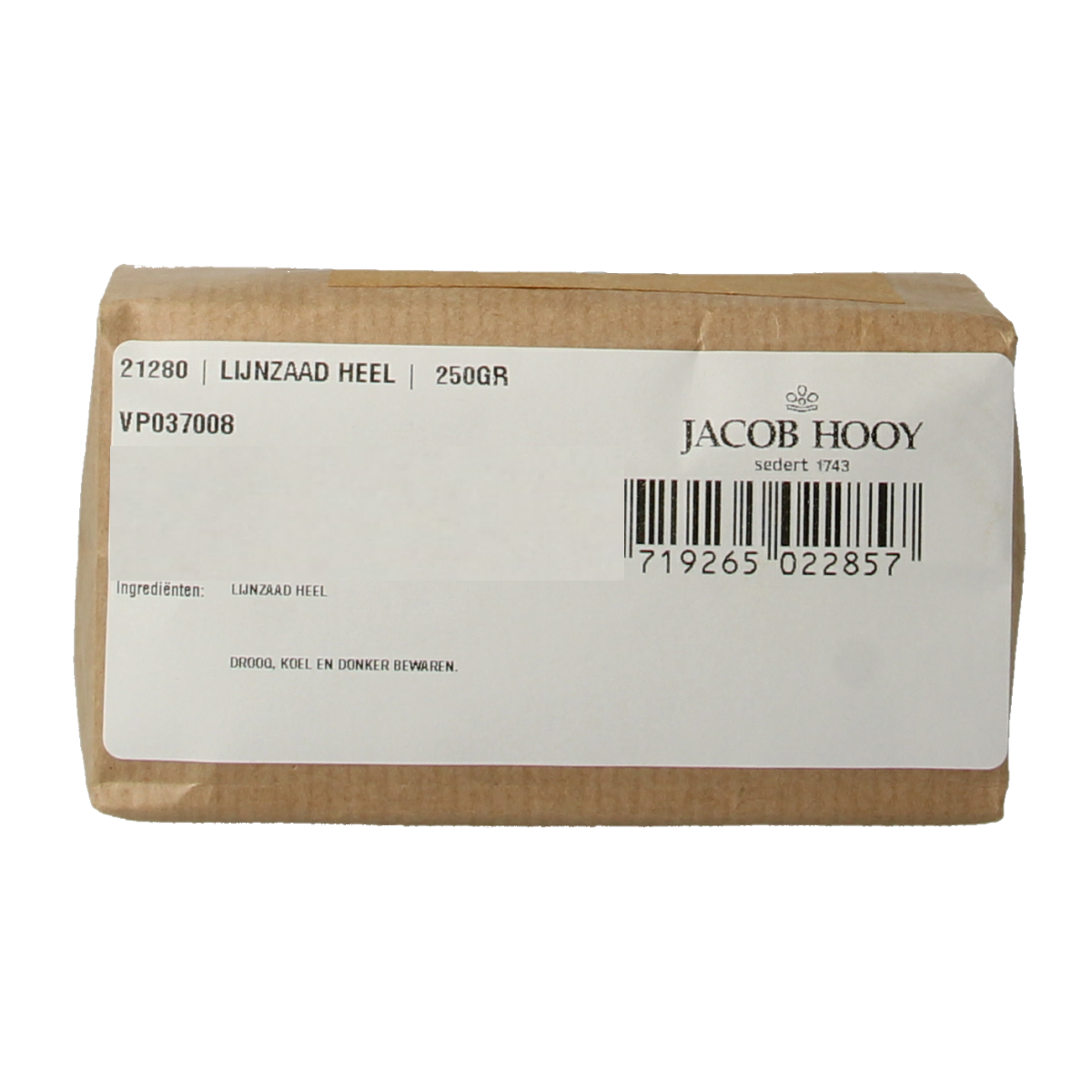 Jacob Hooy Lijnzaad 250.00 Gram