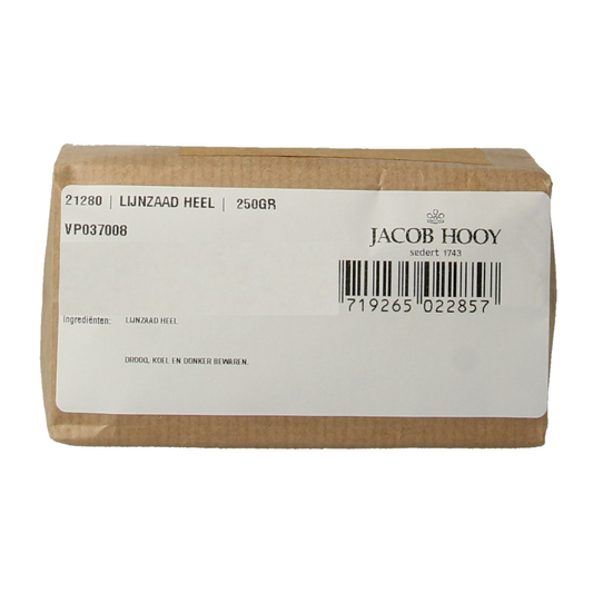 Jacob Hooy Lijnzaad 250.00 Gram