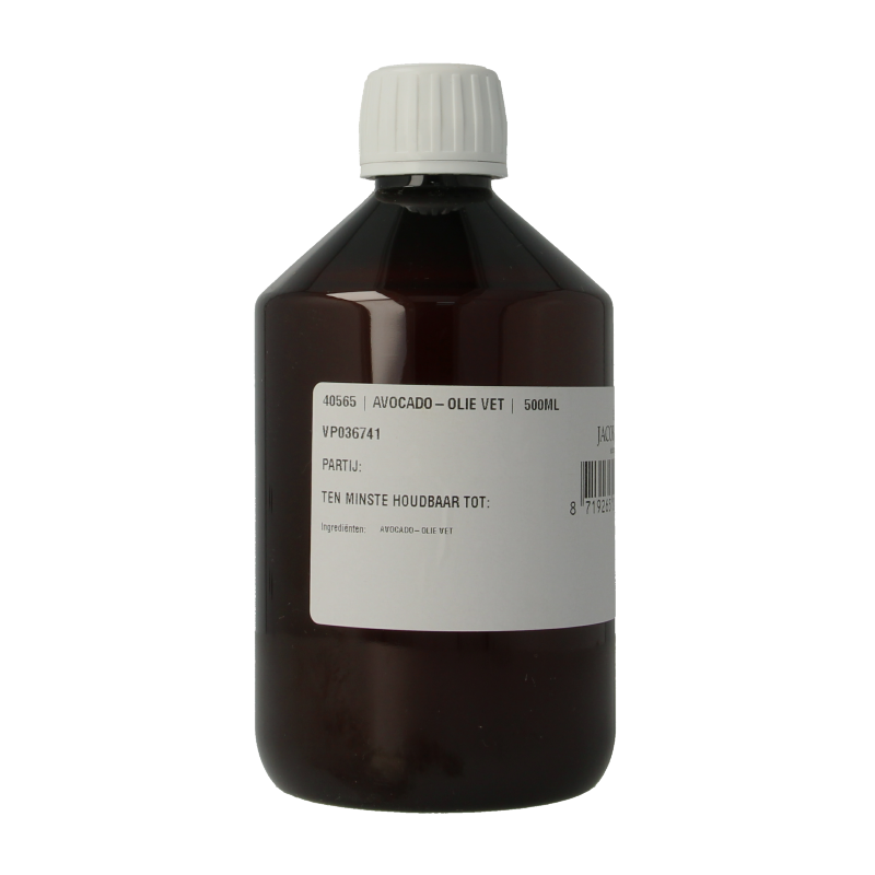 Jacob Hooy Avocado olie 500 Milliliter
