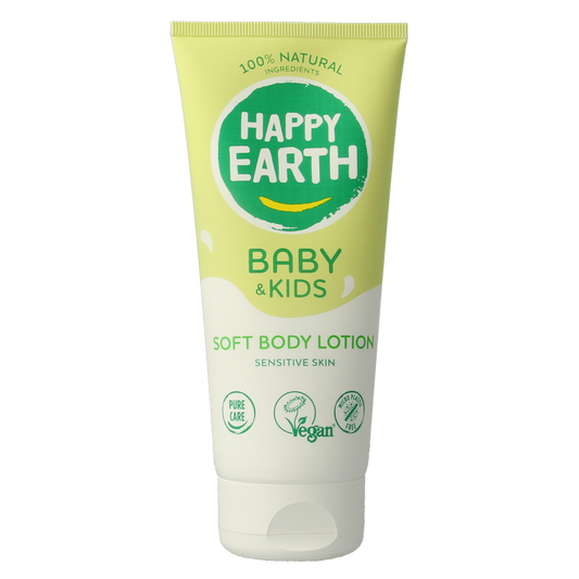 Happy Earth Bodylotion voor baby & kids 200.00 Milliliter