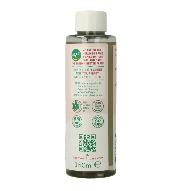 Happy Earth Gezicht & lichaam olie voor baby & kids 150 Milliliter