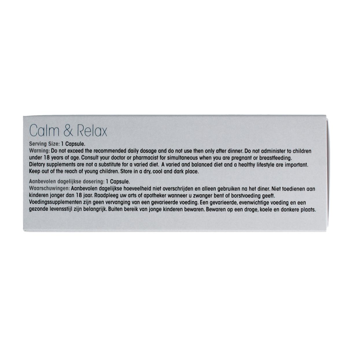 ReAge Calm & relax 60.00 Capsules