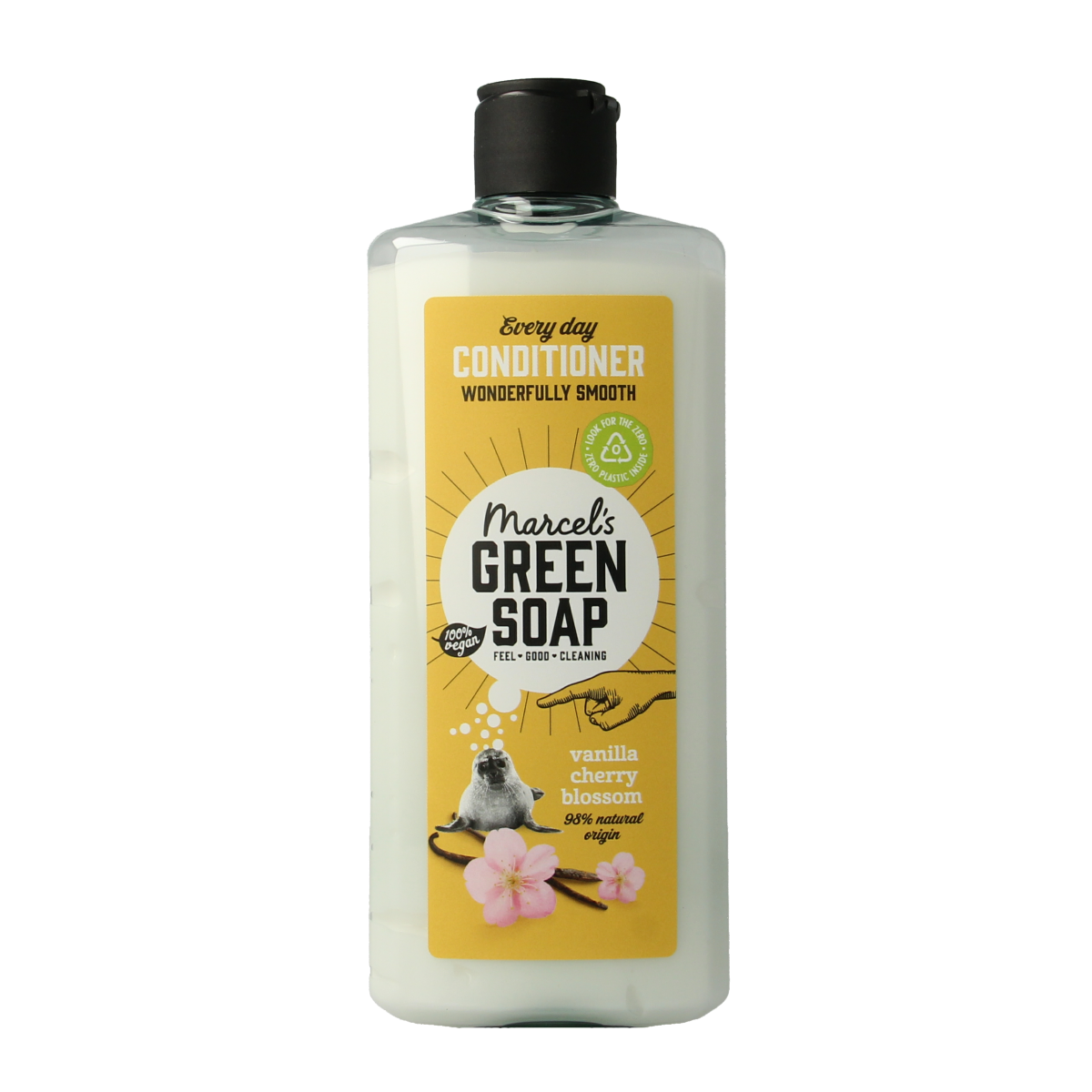 Marcel's Green Soap conditioner with vanilla and cherry blossom, 300ml, Haarverzorging product for nourishing hair.